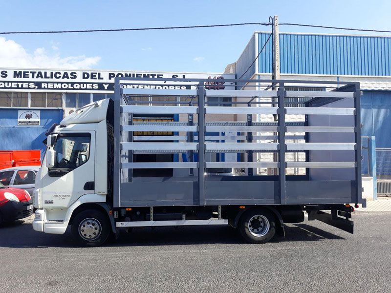 Caja abierta tipo frutera
